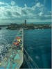 View of cococay from windjammer