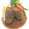 Roasted Beef Tenderloin with mixed vegetables 
