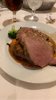 Prime rib in main dining 