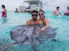 Swimming with the stingrays 