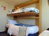 Twin beds with one bunk