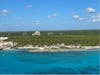 View from the ship looking at a water park in Costa Maya