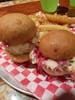 Seafood Shack crab cake sliders 