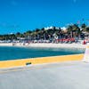 Grand Turk beach next to port.