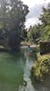 Approaching the rainforest, there is a turn on the left for the zipline tour. We parked by the office and took a 5min hike to the stream. There are fish to catch, shallow areas the dip your feet, and a strong rope to swing off of into the water!