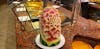 Fruit carving in buffet