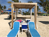 Private beach bed rental