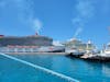 Scarlet Lady & Oasis of the Seas docked at Nassau, Bahamas - May 5th 2022