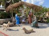 Nativity at nativity at Christmas time in Mexico.