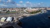 Willemstad from the deck 10 aboard the Miracle. 