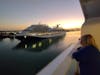 Watching Horizon sail in to port of Miami 