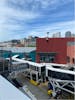 Terminal view with The Space Needle in the background 