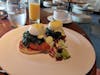 Pork Belly Benedict with Bone Marrow Hollandaise at The Wake