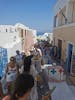 Crowed streets in Oia
