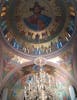 Inside a Greek Orthodox church 