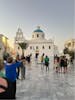 Blue domed church