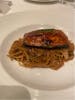 Teriyaki salmon and lo mein 