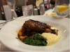 Braised Lamb with Spinach & Mashed Potatoes 