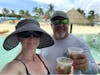 Floating Tiki bar at Perfect Day at Coco Cay