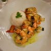 Garlicky shrimp and jasmine rice