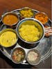 Veg thali at the Sindu Indian speciality restaurant 