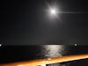 Moon over ocean was amazing 