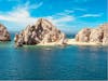 View of Arch and Rocks from ship 