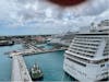 Cruise ships from Carnival and Norwegian dock with Anthem at Nassau