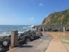 Seaside path below forts 