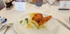 Buffalo chicken appetizer at the embarkation lunch