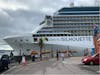 View of ship at port