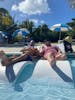 Enjoying the pool at Perfect Day Coco Cay.