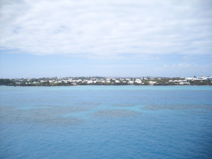 View from our balcony - Carnival Splendor