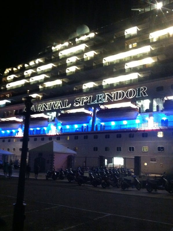 Ship at night - Carnival Splendor