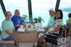 Thanks to our new friend, Gus,we had a perfect view in the Buffet to watch as we entered the Locks of the Panama Canal