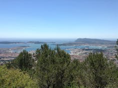View from Mont Faron in Toulon, France