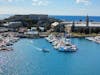 View from balcony of dock