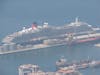 Ship and Harbor View from "Rock of Gibraltar"