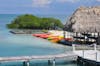 Leaving private island, Belize