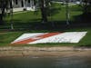 US Coast Guard Sign on Lawn