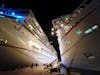 Ships in Port in Cozumel