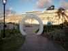 Moon gate with the Dawn in the background