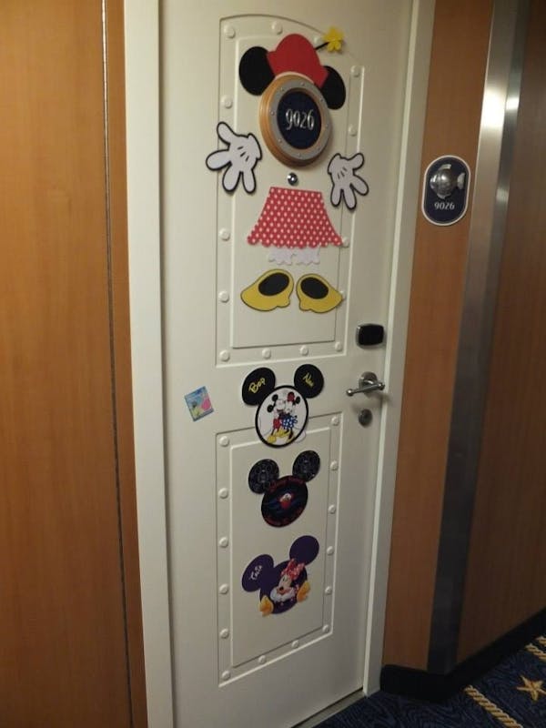 Our cabin door - Disney Fantasy