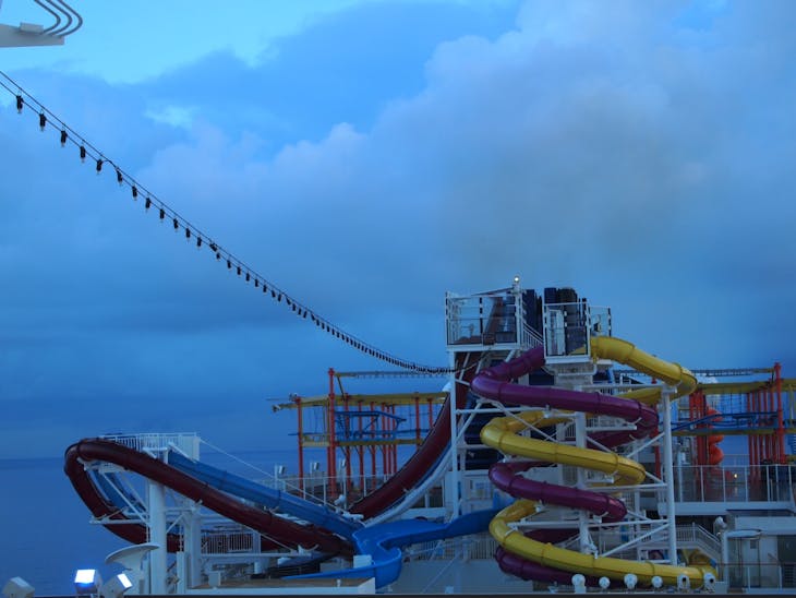 Water slides on the Breakaway - Norwegian Breakaway