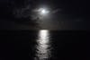 Moon off our balcony after leaving Funchal (Madeira),  Portugal