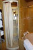 Shower in Bathroom of Pinnacle Suite, after Dry Dock in April 2014, with Curtain