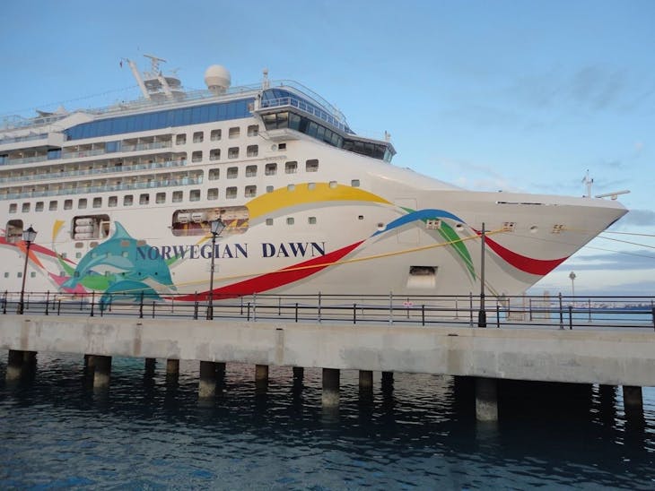 Docked in Bermuda - Norwegian Dawn