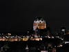 View of Chateau Frontenac in Quebec from the ship.