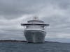 Emerald Princess at anchor in Rhode Island