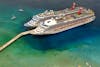 Carnival Sunshine (front) and Carnival Glory (r) in Grand Turks